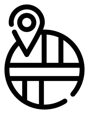 Top oynama ikonu. beyaz arkaplanda izole edilmiş web tasarımı için oyun vektör simgesi