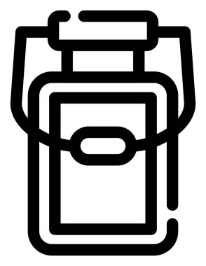 içecek şişesi içecek simgesi ana hatlarıyla