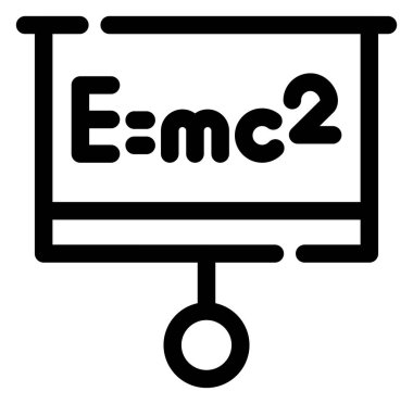 bilim ve kimya vektörü simgesi