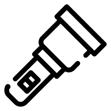 İnşaat pateni ikonu ana hatları vektörü. İş aleti. Yapı silindiri