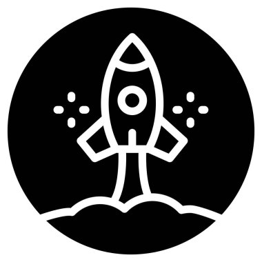 Başlangıç. Web simgesi basit illüstrasyon