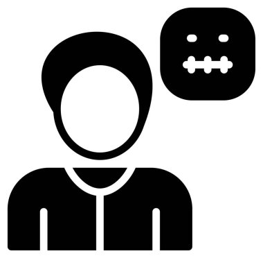 Konuşma balonu vektör illüstrasyonlu erkek ve kadın