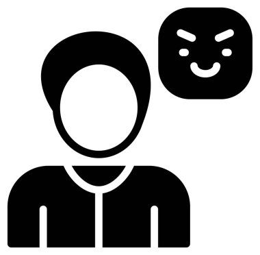 Yüzünde ifade olan kızgın bir adam.