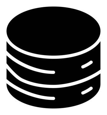 sunucu vektörü düz simgesi