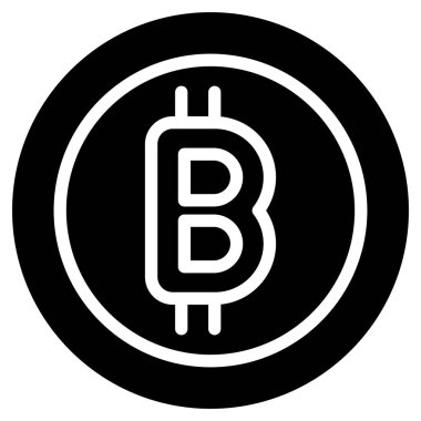 Eğilim biçimi izole edilmiş arkaplanda bitcoin simgesi