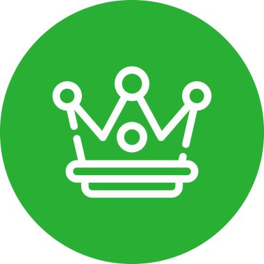 Kolayca düzenleyebilen veya düzenleyebilen Crown Vektör simgesi