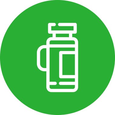 Şişe simgesinin vektör illüstrasyonu