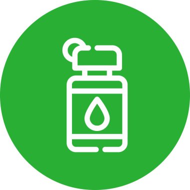 şişe yağı ikonu vektör illüstrasyonu