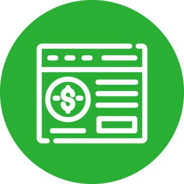 Doları vektör simge işareti simge vektör çizim kişisel ve ticari kullanım için..