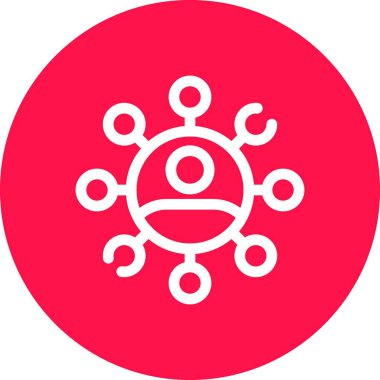 seo modern simgesinin vektör illüstrasyonu