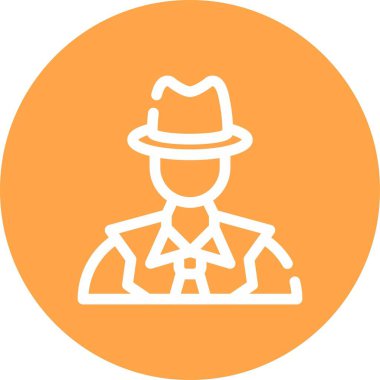 Vektör Adam simgesi, vektör illüstrasyonu