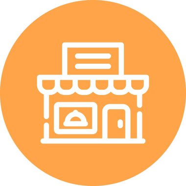 Alışveriş simgesinin vektör illüstrasyonu