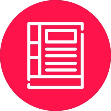 belge web simgesi basit tasarım