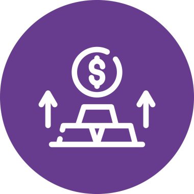 vektör para simgesi illüstrasyonu