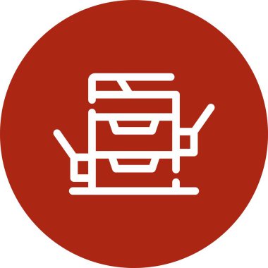 Vektör çizim ofis binası