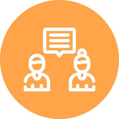 İnsan simgesinin vektör illüstrasyonu