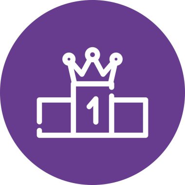 vektör illüstrasyonu, taç, ağ simgesi