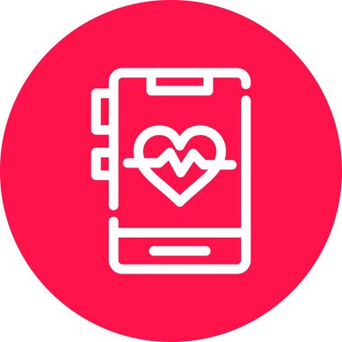 Smartphone Simgesi, vektör illüstrasyonu