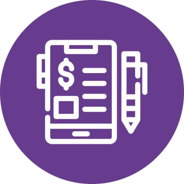 Vektör belgesi Simge illüstrasyonu