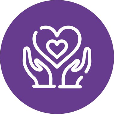 Bir kalbin vektör illüstrasyonu