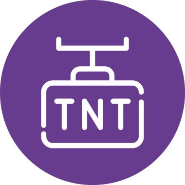 Modern bir işaretin vektör illüstrasyonu