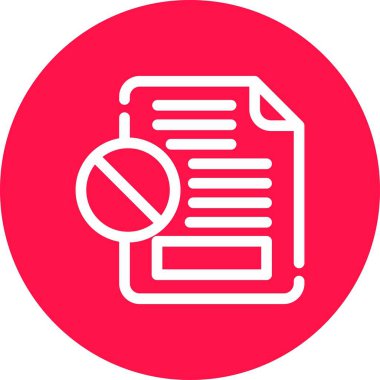 Vektör belgesi Simge illüstrasyonu