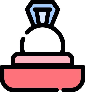 Yemek. Web simgesi basit illüstrasyon