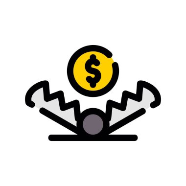 para simgesi vektör illüstrasyonu