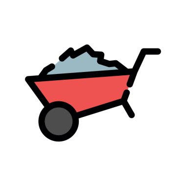 el arabası gradyan simgesi tasarımı