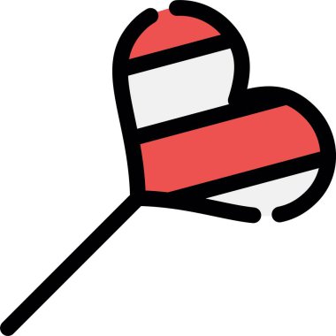 kalp vektör çizim seviyorum