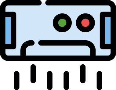 veri güvenlik sistemi simgesi - taslak biçimi