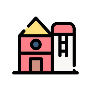 vektör düz renk simgesi oluşturma