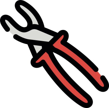 Makas. Web simgesi basit tasarım