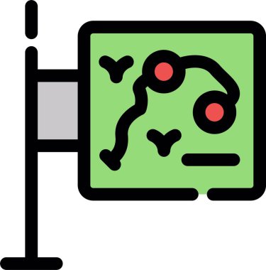 Kamera simgesi, vektör illüstrasyonu