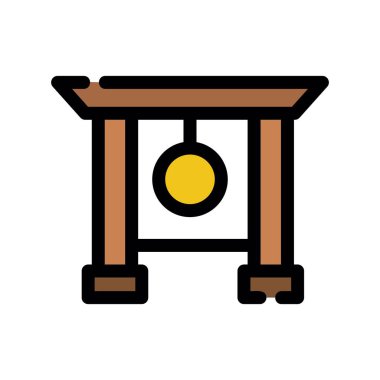 vektör Çin fener simgesi