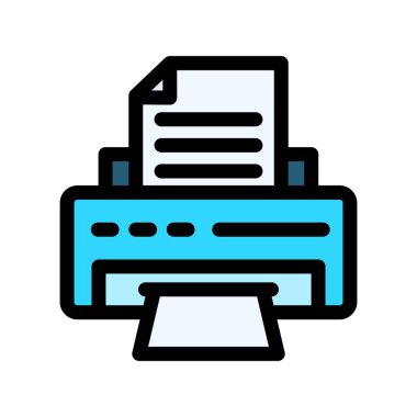 sunucu vektör renk çizgisi simgesi