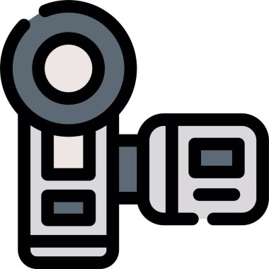 kamera lensi fotoğrafçılık simgesi