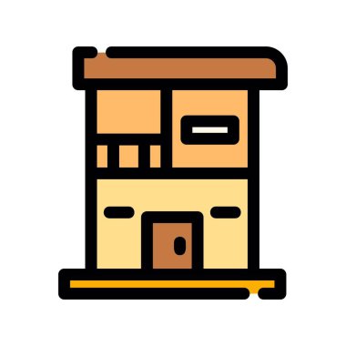 Depo simgesi, vektör illüstrasyonu