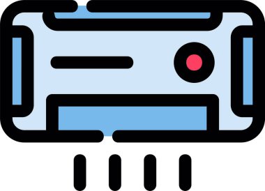 kamera simgesi vektör illüstrasyonu