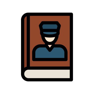 İnsan kafası simgesi olan kitap