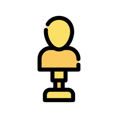 İş adamı simgesinin vektör illüstrasyonu