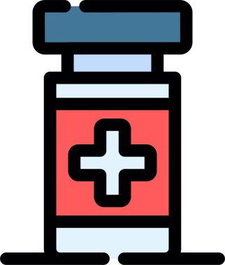 Tıp simgesi vektör illüstrasyonu