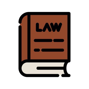 Hukuk kitabı simgesi, tasarım biçimi