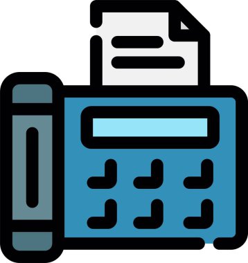 Hesap makinesi hesaplama simgesi - taslak biçimi