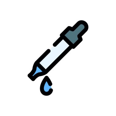 Şırınga simgesinin vektör illüstrasyonu