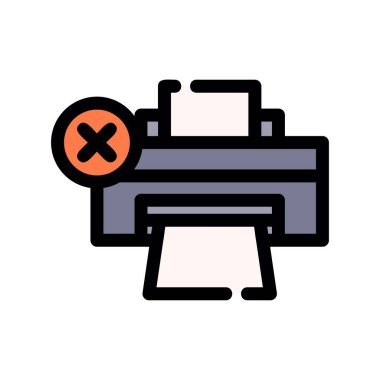 Makine simgesinin vektör illüstrasyonu