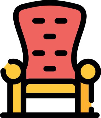 koltuk simgesi, vektör illüstrasyonu