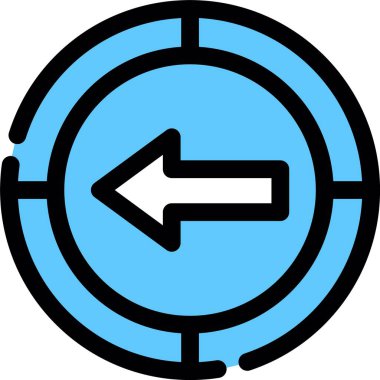 ok simgesi vektör illüstrasyonu