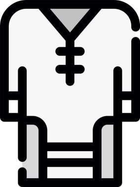 giysi giysi simgesi ana hatlar biçiminde