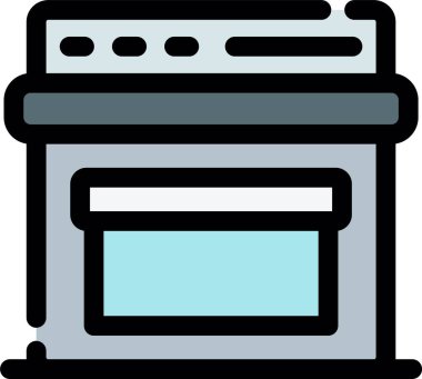 fırın pişirme ikonu